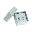 925 Sterling Silver Dainty Half-Pavé Heart Huggie Earrings