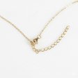 14K Gold Plated 925 Sterling Silver 7 Mini Cross Station Necklace