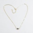 14K Gold Plated 925 Silver Blue Evil Eye Protection Necklace