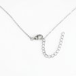 925 Sterling Silver Faceted Geometric Heart Necklace