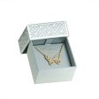 14K Gold Plated 925 Sterling Silver Filigree Butterfly Necklace