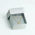 14K Gold Plated 925 Silver Initial A Letter Pendant Necklace