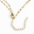 14K Gold Plated 925 Silver Layered Double Chain Evil Eye Necklace