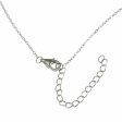 925 Sterling Silver Bezel-Set "Bubble" Cross Necklace