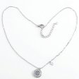 925 Sterling Silver Evil Eye Necklace with Hamsa Hand Charm